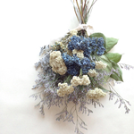 ＊紫陽花とライスフラワーのスワッグ ＊
