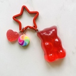 BIGベアグミのキーホルダー(red)