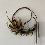 【 送料無料】ドライフラワー　壁飾り　リース