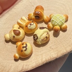 ☆ミニチュアフード☆小さな動物パン6種♪