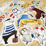 Marine×Animal フレークシール