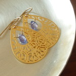 ★sale★arabesque〔タンザナイトのピアス〕