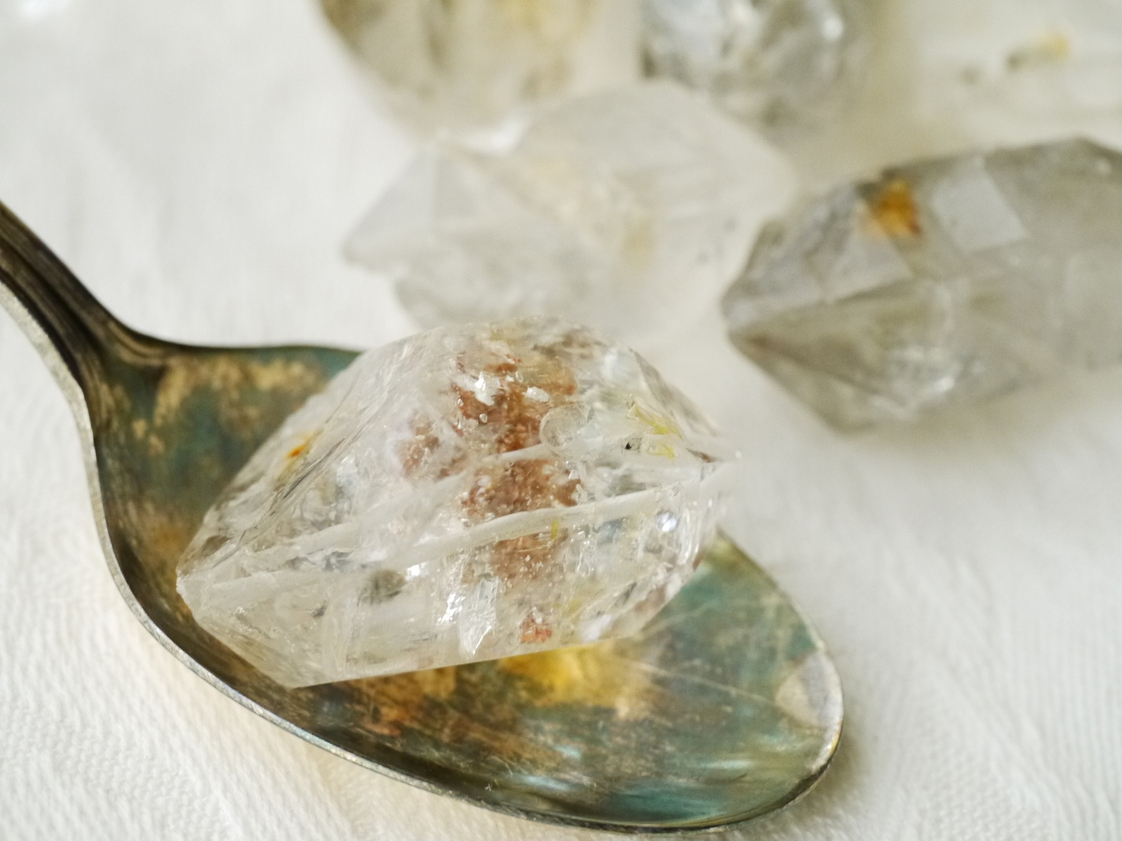 水晶 クリスタル ダブルポイント 水晶ダブルポイント約19g | 天然石•パワーストーンのクリスタル