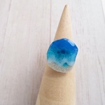 小さな海の切り取り  リング