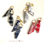【再販❤︎】◾️大人気商品◾️大人 ペイズリー バンダナ タッセル ゴールド ピアス/イヤリング