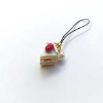 いちごショートケーキのストラップ