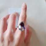 人気商品!!【天然石を閉じ込めたうる艶リング♡】