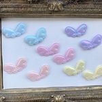 【おまとめ10点セット】小さいクッションパーツ♡天使の羽パーツ♡5色10点セット♡小物やアクセサリー作りにも♡