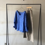 【お出掛けSET】ブラウス＆７分丈パンツ