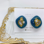 ✨新作一点もの✨宝石のようなイヤリング🌸🌸　　　レジンイヤリング＊レジンピアス＊ 　普段使い　レジンレジンピアス　レジンイヤリング　