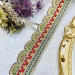 インド刺繍リボン　スカラップ