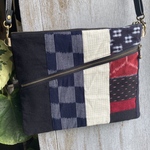  （送料込み）一点物久留米絣でサコッシュ