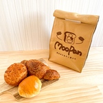 パン屋さんの紙袋風2WAYポーチ