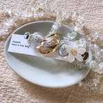 ボタニカルなヘアクリップ