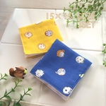 小さな手にちょうど良い  小さいハンカチ コロコロアニマル柄セット  幼児用ハンカチ