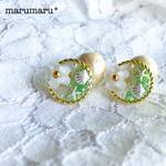 海辺の小花ピアス＊*