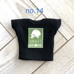 ねんどろいどどーる　服　少し丈の長い　プリントTシャツ　no.30