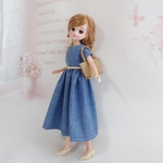 ★リカちゃん★服★デニム風ワンピース★バッグ★ピアス★セット★
