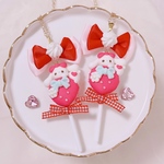 いちごマカロンロリポップしゅがうさネックレス🍓