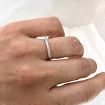 プラチナダイアモンドリング　エタニティリング　KR7322 プラチナリング　ダイアモンドリング　ハーフエタニティ　ご褒美　プレゼント　