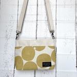 ☆人気カラーあんぱん柄生地と帆布のサコッシュ☆ショルダーバッグ☆