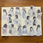 ★再販★ 【May】女の子のフレークシール