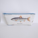 お魚 ペンケース　横長ポーチ　かわざかな