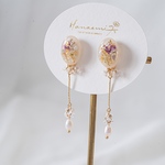 ( ﾋﾟｱｽ ) ornament  / ﾋﾟﾝｸﾊﾟｰﾌﾟﾙ