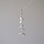 pteridophyte　　シダのシルバーネックレス silver925 ◼pivo◼1800