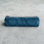 tambourineのためのろっかくペンケース　tambourine light blue dop mina perhonen