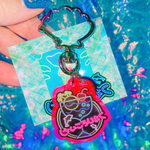 💗🏝🐚『けいこうしょく』ロゴキーホルダー🐚🏝🫧💗