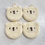 ＊くまのアクリルたわし＊