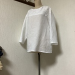 お値下げ　リネンホワイト　トップス💕