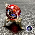 IORIの宇宙玉レジン・並玉　レジンネックレス
