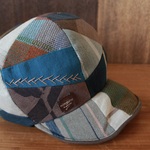 <SummerSale/20%off>優しくすんだパステル手織りキャスケット