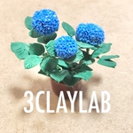 ☆送料無料☆ずっと一緒だよ/青　紫陽花