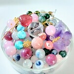 
◆高級資材天然石たっぷりまとめ売り。アソートセット!

