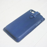 ♪本革 iPhone5 レザーケース navy♪