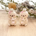 【完成品】桜うさぎマシュマロ人形🌸【無加工】