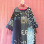 【ミナペルホネン】北欧パッチワーク ワンピース mix a