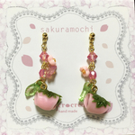 桜餅ピアス・イヤリング