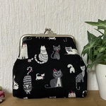 猫ちゃんのがま口財布👛(大) がま口ポーチ