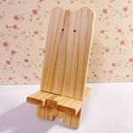 くま　スマホスタンド　木製　ヒノキ