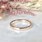 (※オーダー専用)遺骨リング💍 ピンクシルバー✨ストレートリング幅約2.5mm