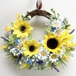 ひまわりのリース🌼36㎝サイズ