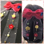 夏祭り 乙女りぼん と つまみ細工 赤色