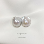 【予約販売】【6月下旬発送】バロックパール　バロックパールピアス　バロックパールイヤリング