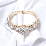 モアサナイト5㎜ハーフエタニティ 15971372