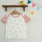 【80size】babyＴシャツ・おはなとうさぎ