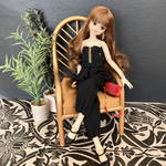 ブラック　パンツ　※ピュアニーモ2専用※  オールインワン　ミリタリー　ジップ　ワンピース　サロペット　ピュアニーモ　ドール　ブルゾン　